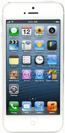 Смартфон Apple iPhone 5 32Gb White & Silver - Алейск